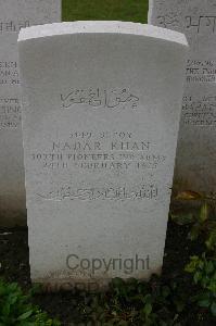 Lillers Communal Cemetery - Nadar Khan, 